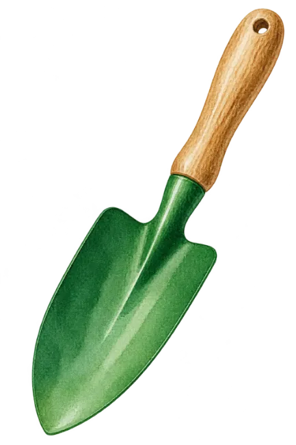 Watercolor Garden Trowel