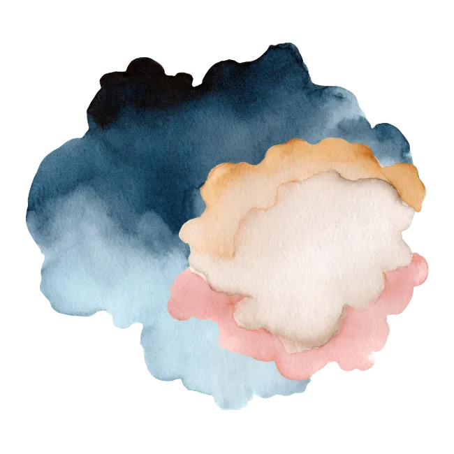 Watercolor paint splash abstract background element