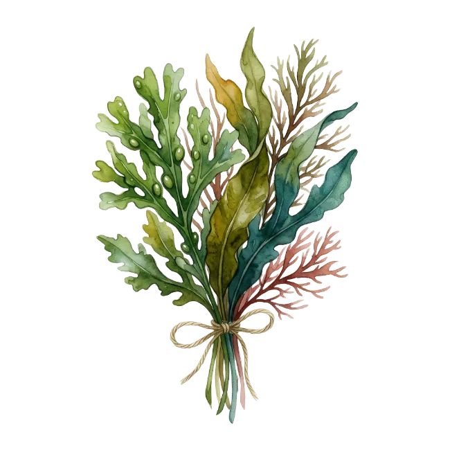 Watercolor Seaweed Bouquet