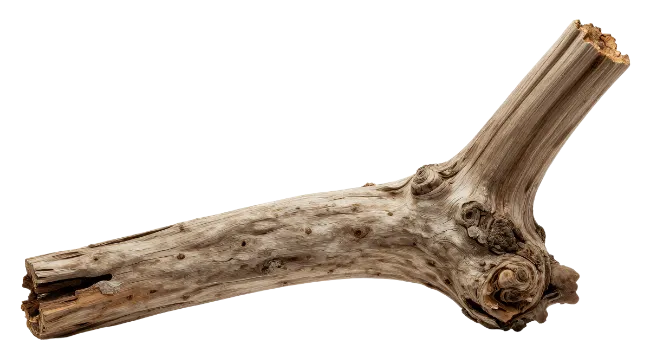 Weathered Driftwood Branch Cutout