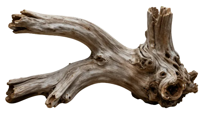 Weathered Driftwood Branch Root