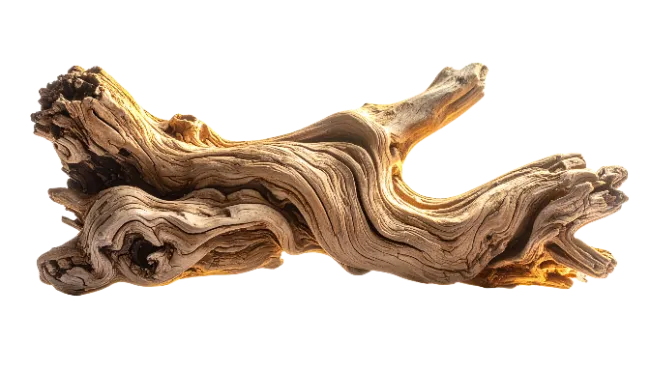 Weathered Driftwood Log Branch