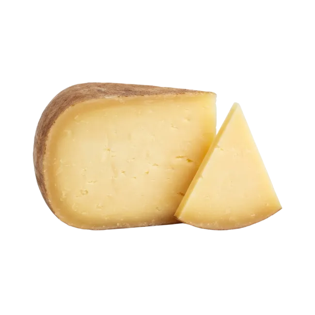 Wedge of Aged Gouda Cheese