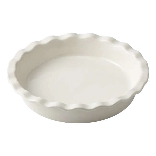 White Ceramic Pie Dish Bakeware