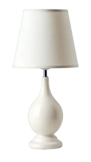 White Ceramic Table Lamp