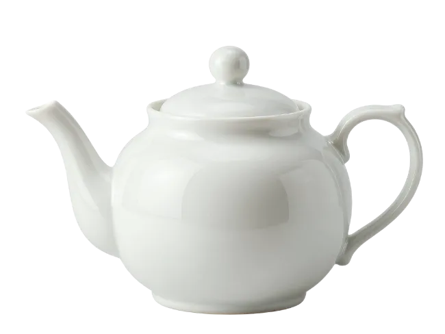 White Ceramic Teapot