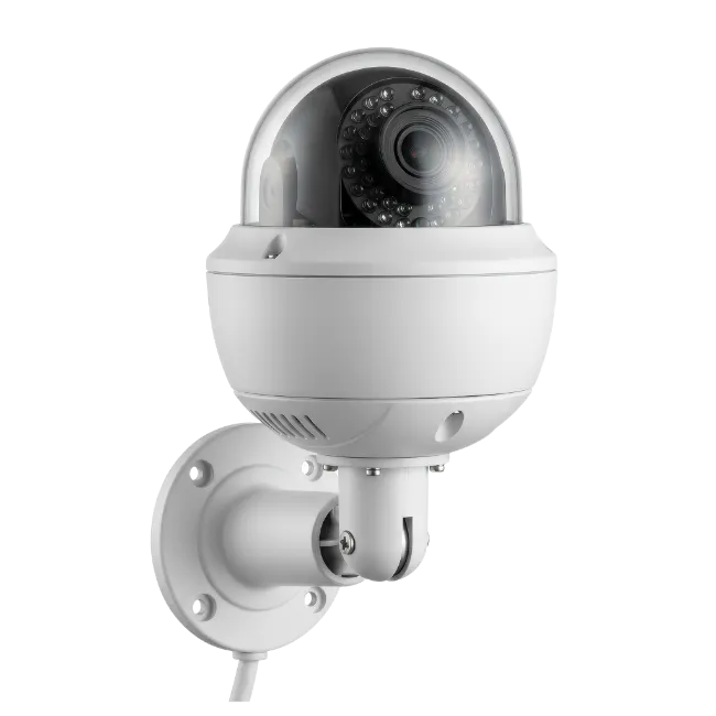 White Dome Security Camera