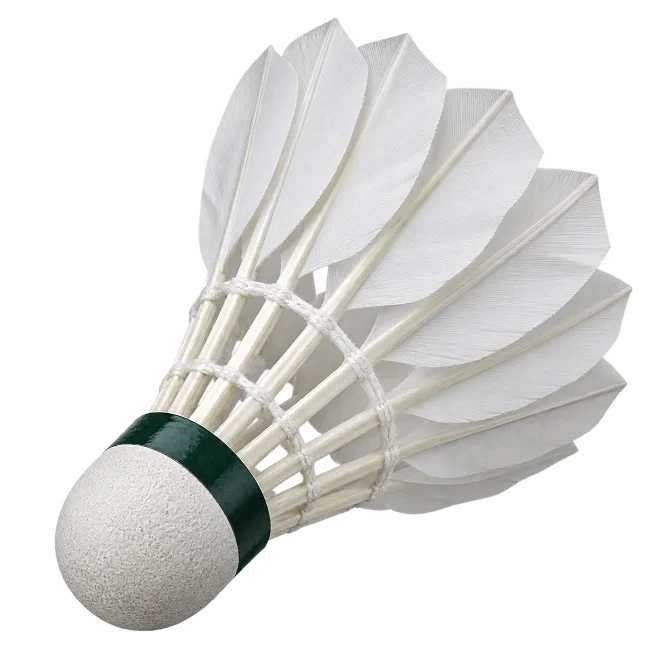 White Feather Badminton Shuttlecock