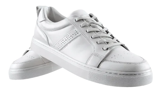 White Leather Sneakers