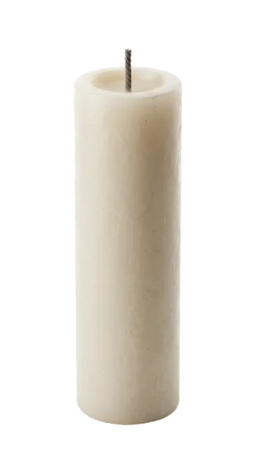 White Pillar Candle