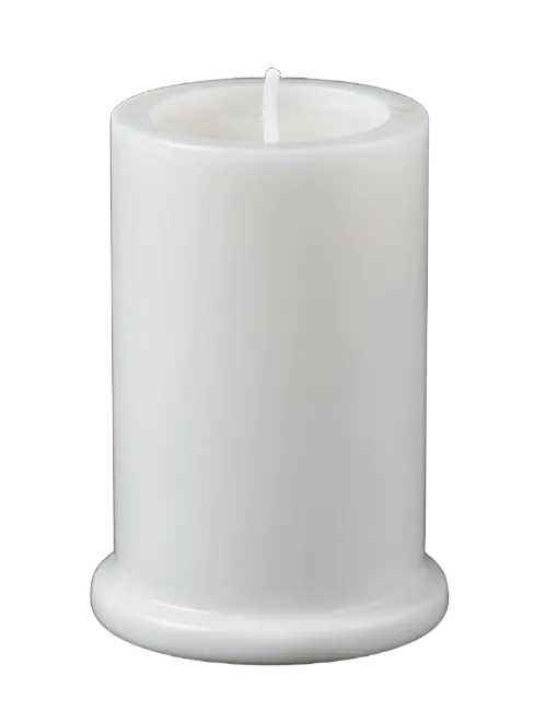 White Pillar Candle