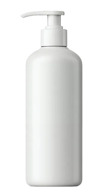 White Plastic Soap Dispenser Bottle Mockup