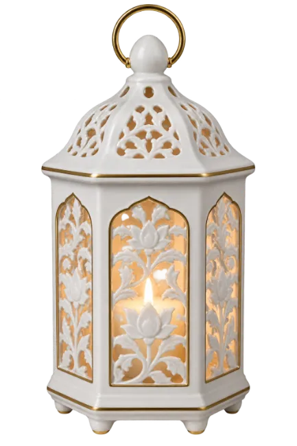 White Porcelain Decorative Lantern