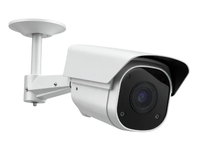 White Security Camera