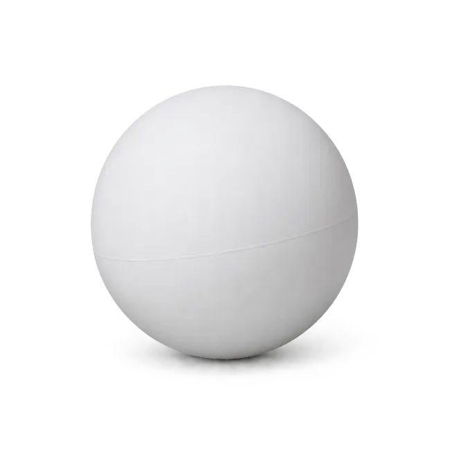White Spherical Ball Isolated