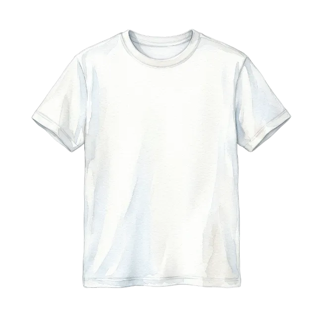 White T-Shirt Illustration