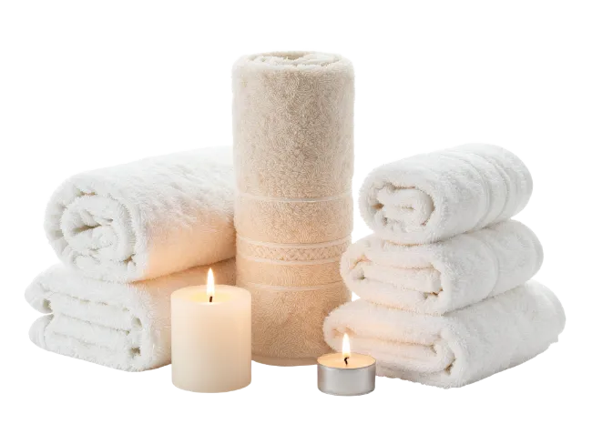 White Towels and Candles