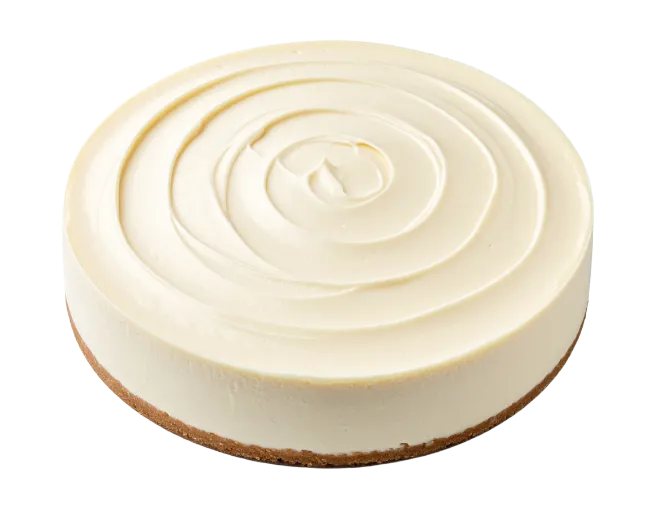 Whole New York Cheesecake Isolated