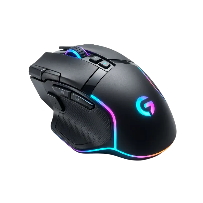 Wireless Gaming Mouse with RGB Lighting
