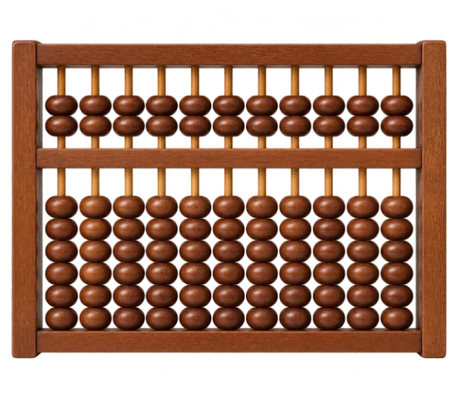 Wooden Abacus Calculator
