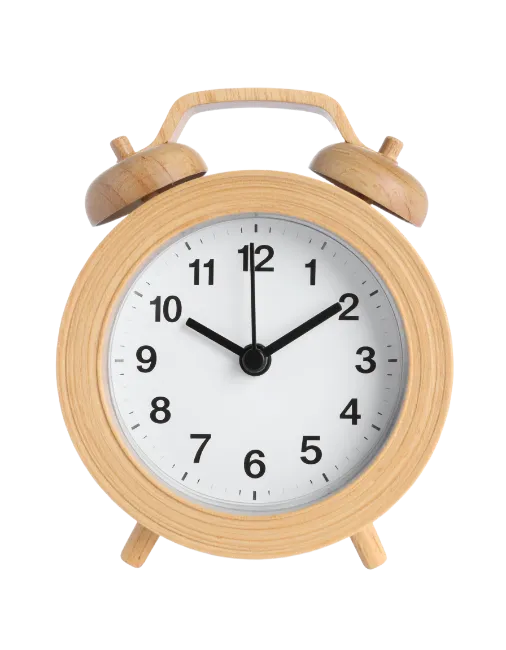 Wooden Alarm Clock