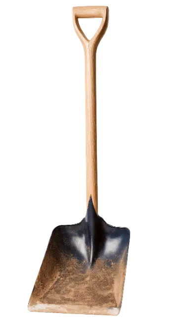 Wooden Handle Square Shovel Tool