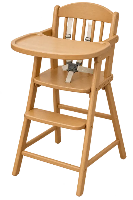 Wooden High Chair for Toddlers