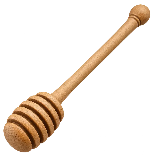 Wooden Honey Dipper Tool
