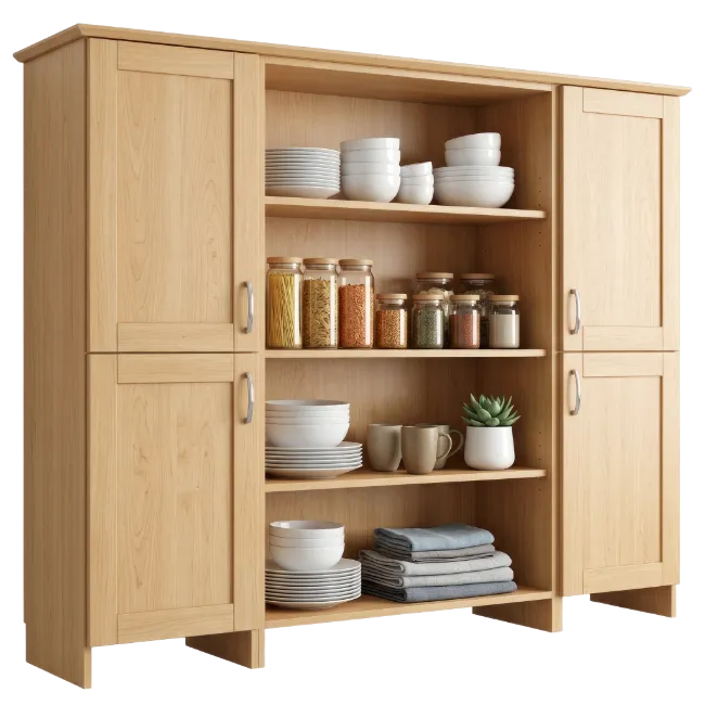 Wooden Kitchen Pantry Cabinet