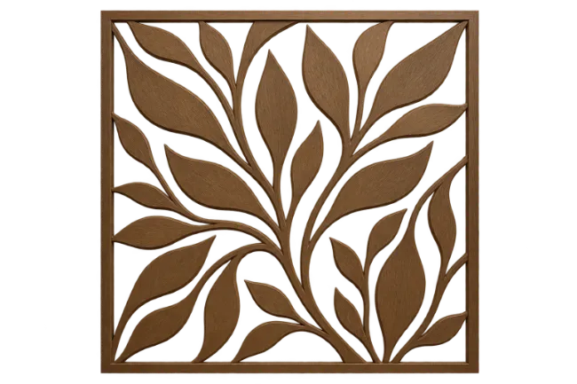 Wooden Leaf Panel