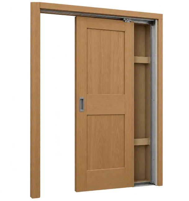 Wooden Pocket Door Slide Open