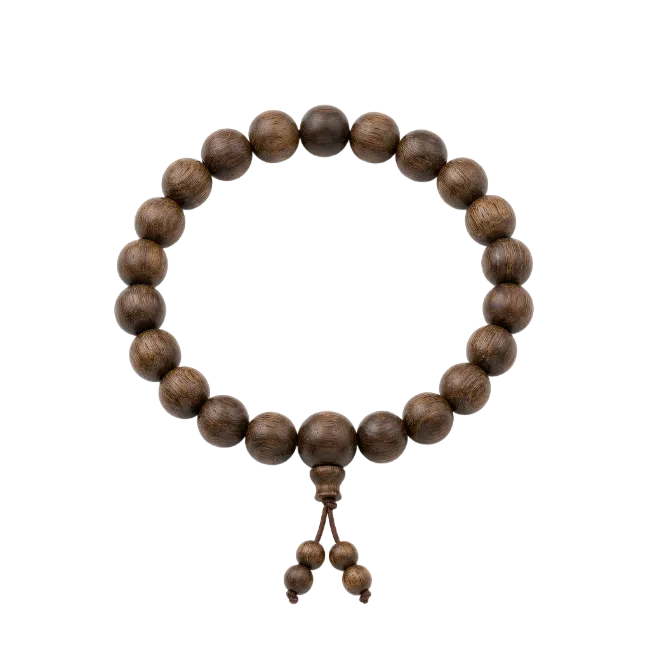 Wooden Prayer Bead Bracelet