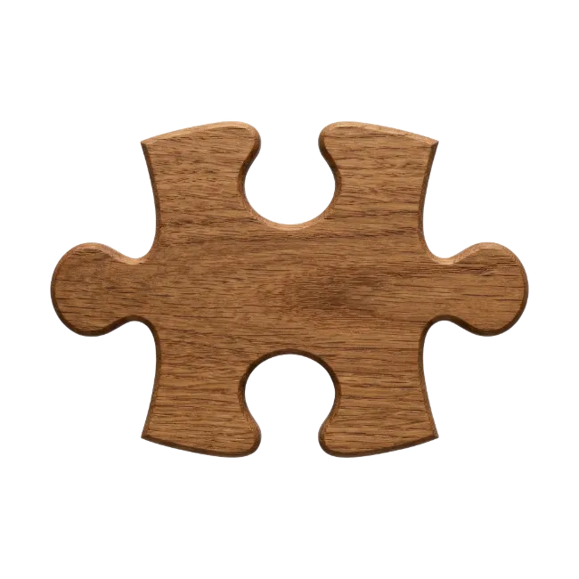 Wooden Puzzle Piece