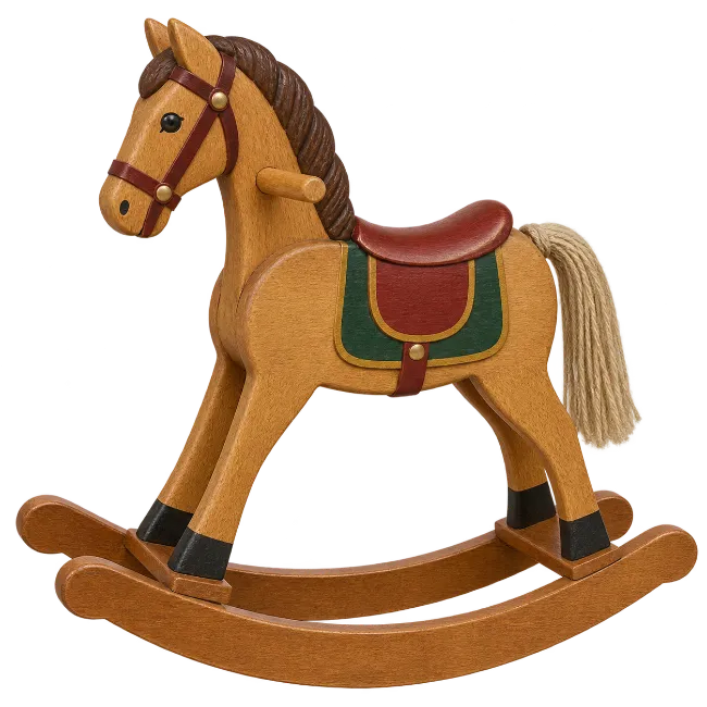 Wooden Rocking Horse Toy