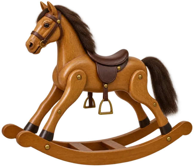 Wooden Rocking Horse Toy