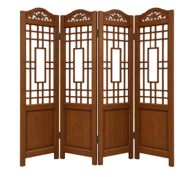 Wooden Room Divider Screen
