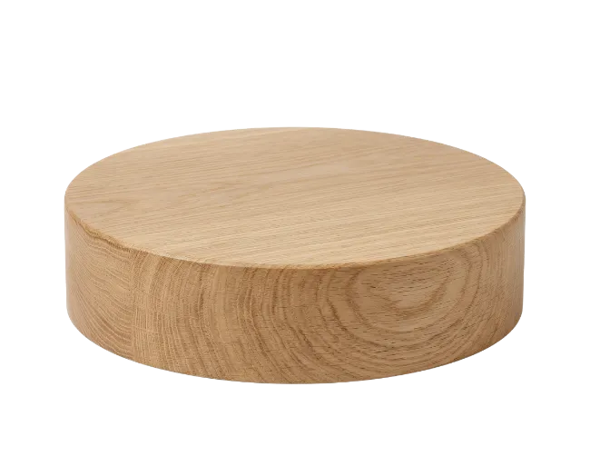 Wooden Round Display Pedestal