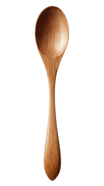 Wooden Spoon Top View