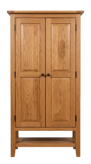 Wooden Wardrobe Cabinet with Double Doors