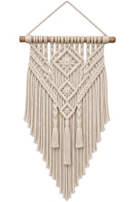 Woven Macrame Wall Hanging Decor