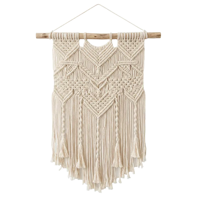 Woven Macrame Wall Hanging Decoration