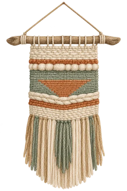 Woven Wall Hanging Macrame Art