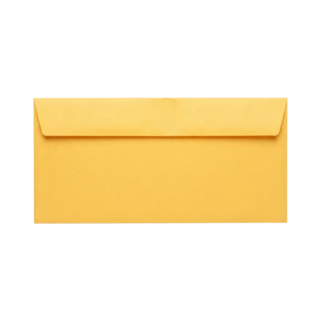 Yellow business envelope