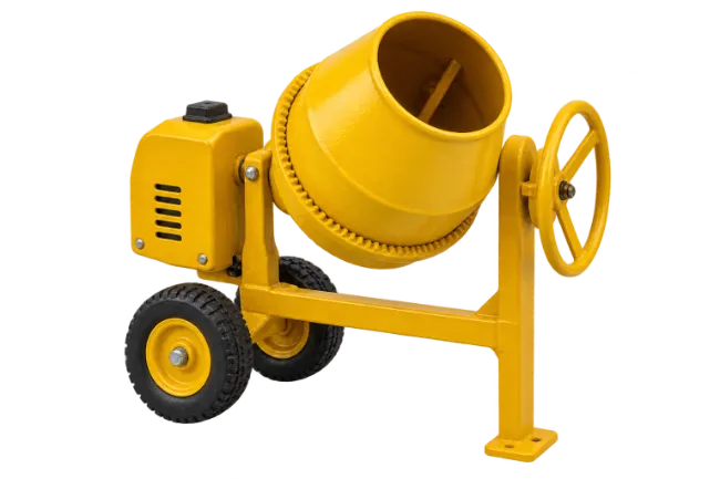 Yellow Cement Mixer Construction Machine