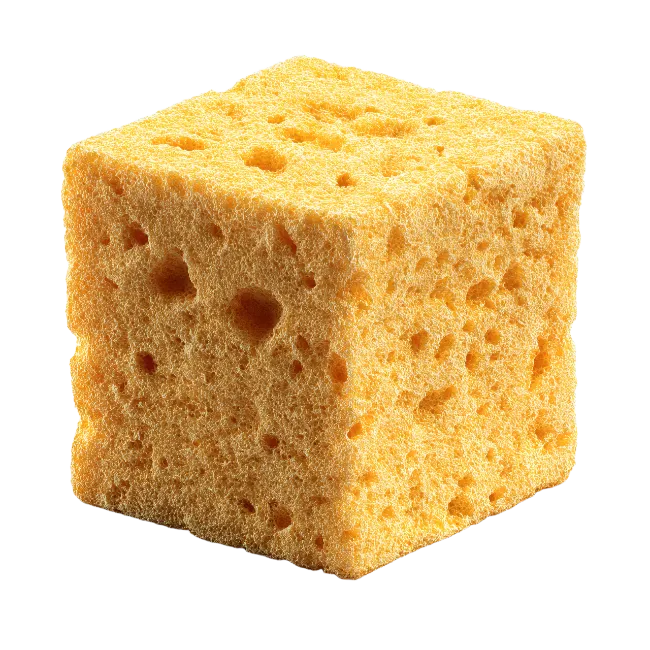 Yellow Cube Sponge