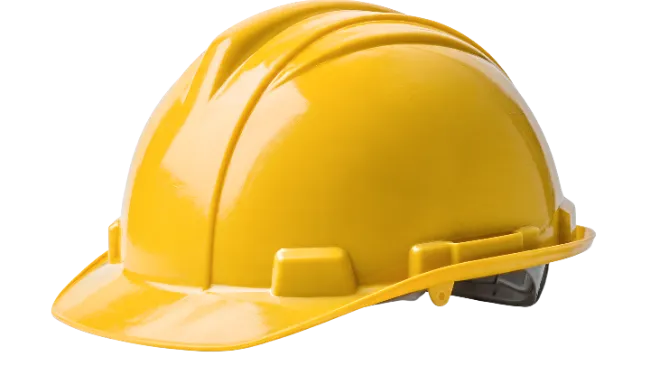 Yellow Hard Hat Construction Safety Helmet