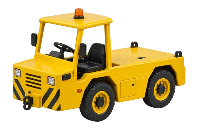 Yellow Industrial Tugger Vehicle