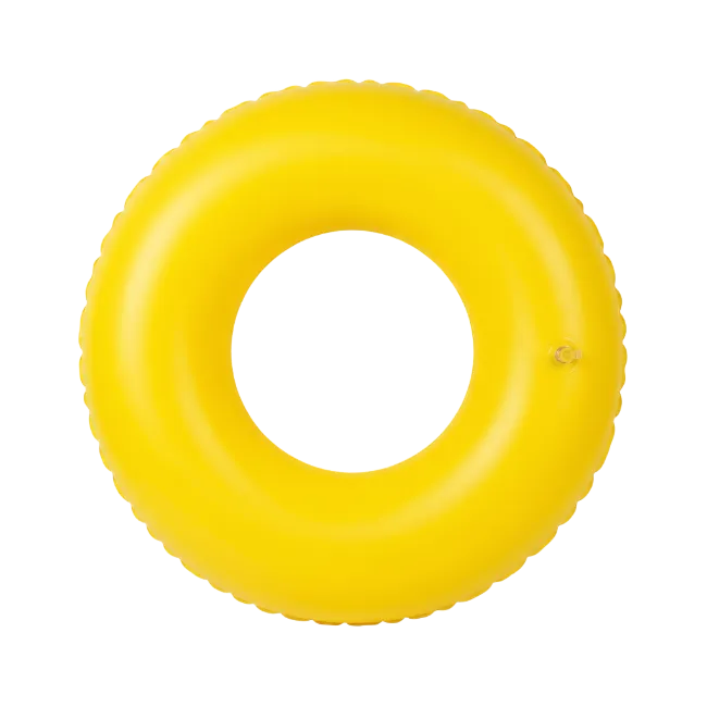 Yellow Inflatable Swim Ring