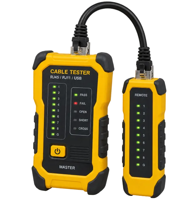 Yellow Network Cable Tester