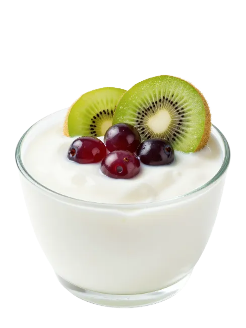Yogurt Bowl with Kiwi and Grapes